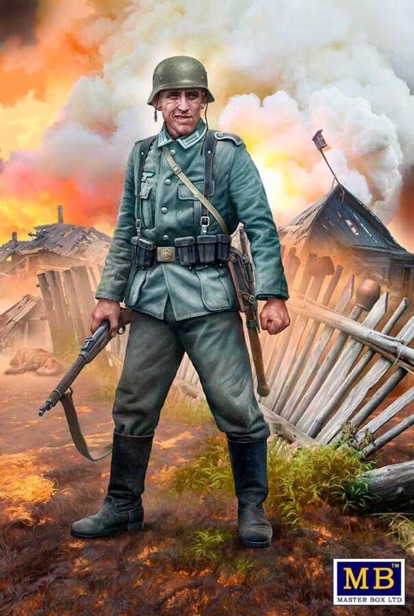 Master box 1:35 35227 German military man 1939-1941 Plastic Modelbouwpakket