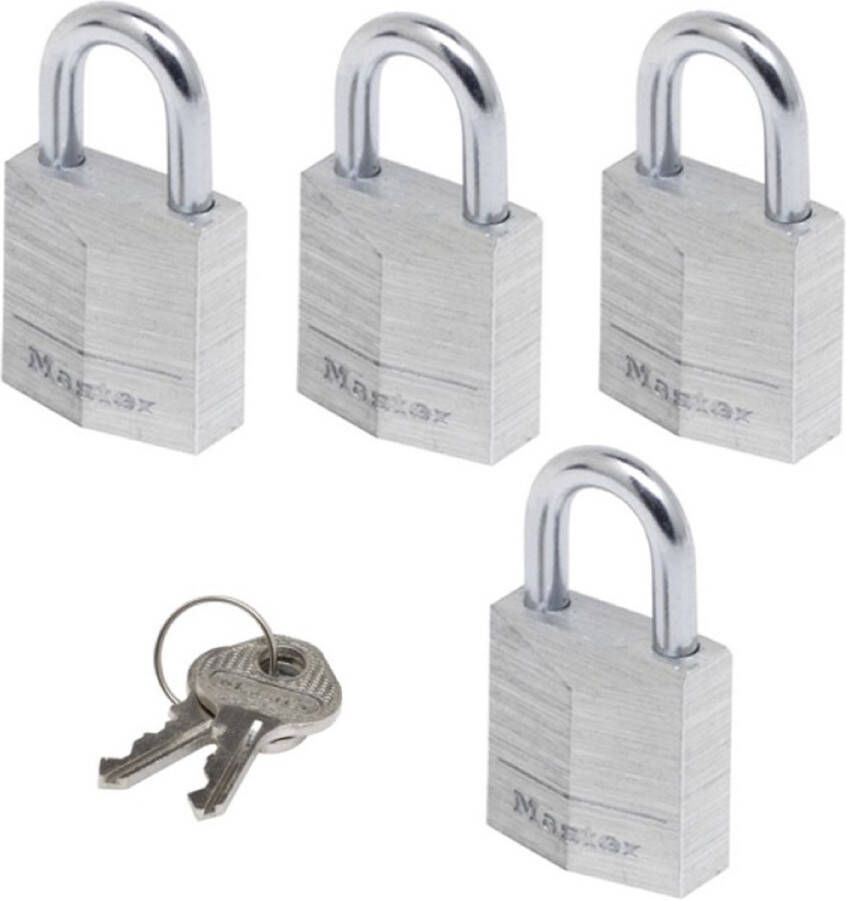 Master-lock MasterLock 4 Hangsloten 20mm O3mm aluminium