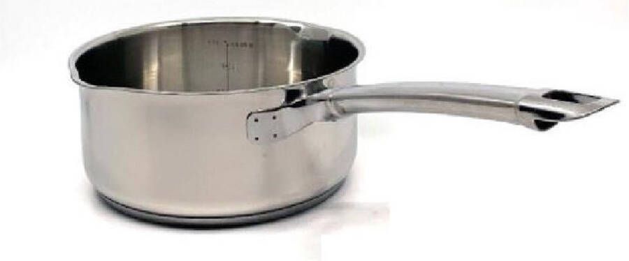 MasterChef steelpan sauspan Ø18 cm Tri Ply geschikt voor inductie
