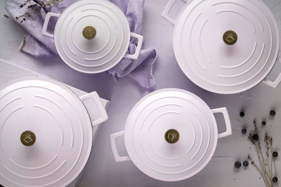 Masterclass Braadpan Lavender ø 24 cm 4 liter standaard anti-aanbaklaag