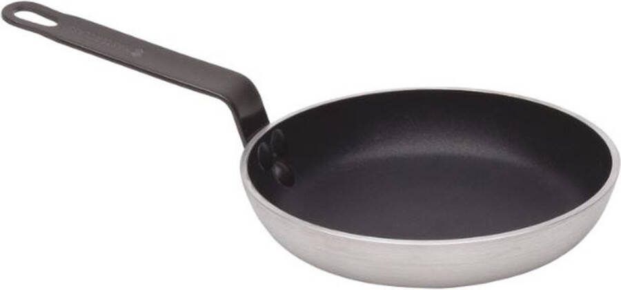 Masterclass Koekenpan Heavy Duty 28 Cm Aluminium staal Zwart