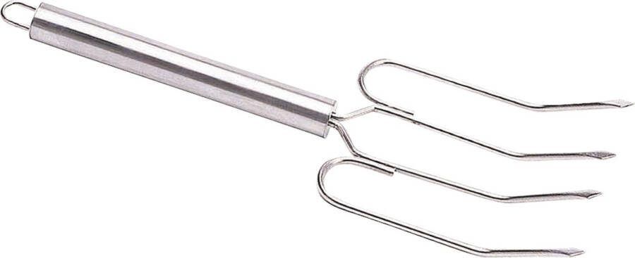 Masterclass Oven Barbecue Vleesvork Vlees Lifter Set van 2 Stuks RVS 24 CM