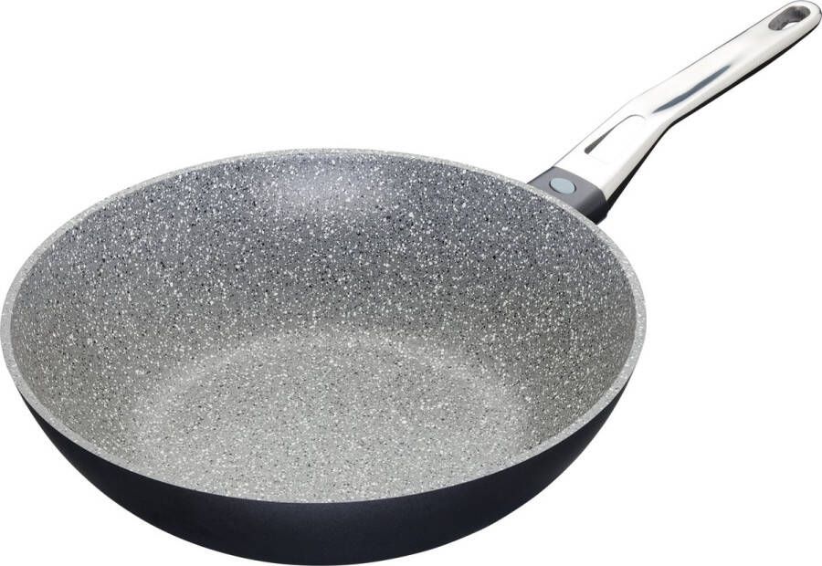 MasterClass Cookware gietaluminium wokpan (Ø28 cm) (lichtgewicht)