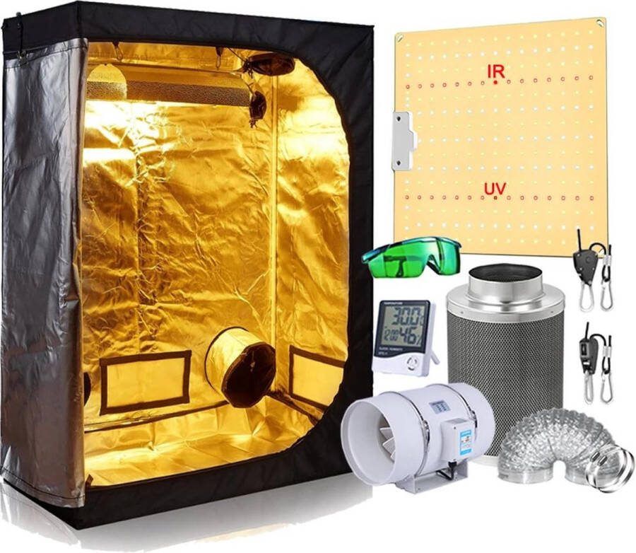 Mastergrow Kweektent Compleet Kweeklamp LED Full Spectrum Growtent Growbox LED
