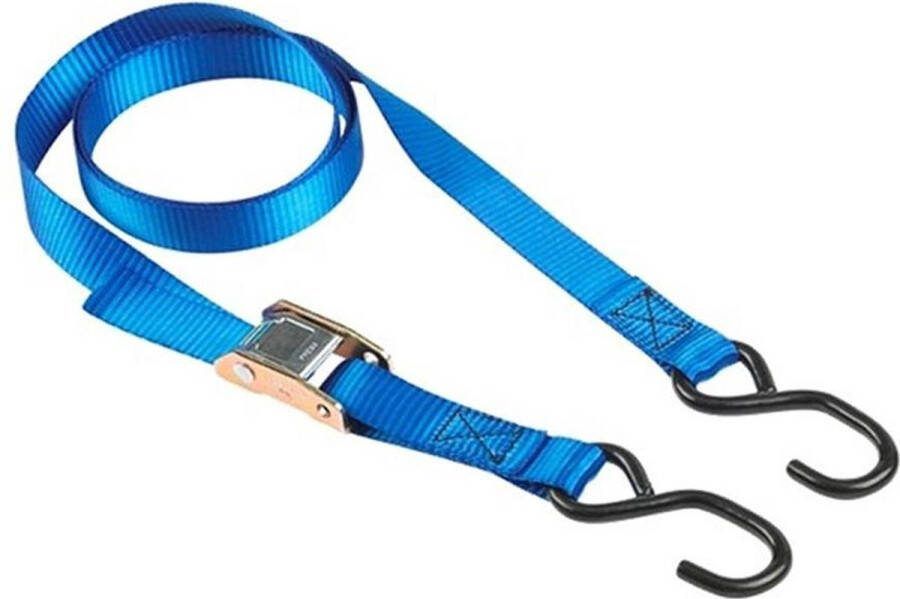 MasterLock Master Lock 4368EURDAT Spanband eindloos met klemgesp en S-haak 2m x 25mm set van 2