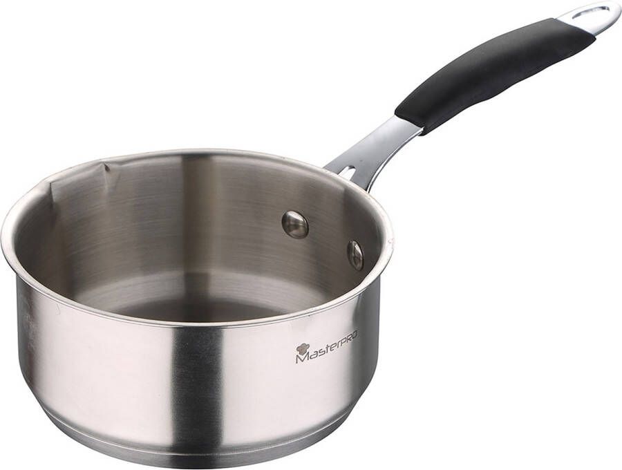 Masterpro Foodies Collection Sauspan 1.3 L- Diameter 16 cm -Schenktuit- RVS