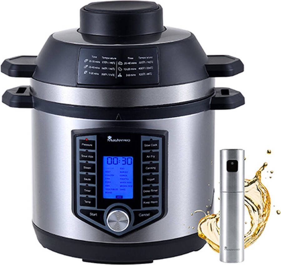 Masterpro Friteuse zonder Olie 1500 W Multicolour 6 L
