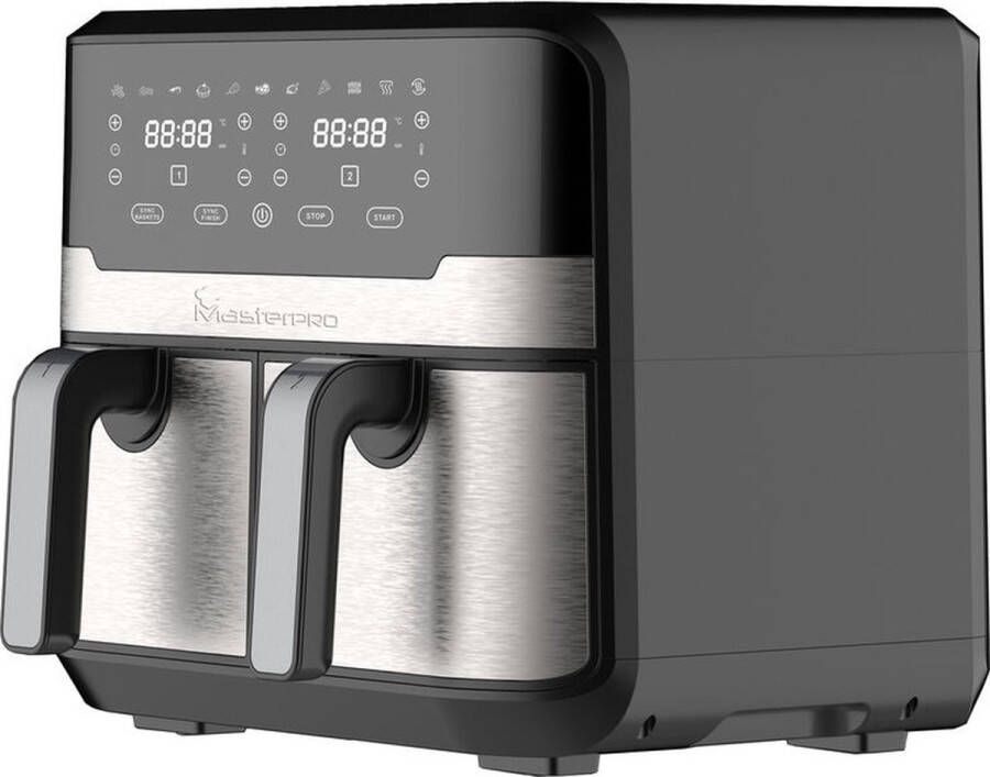 Masterpro Friteuse zonder Olie Rocket Duo 900 9 L 2400 W Zwart