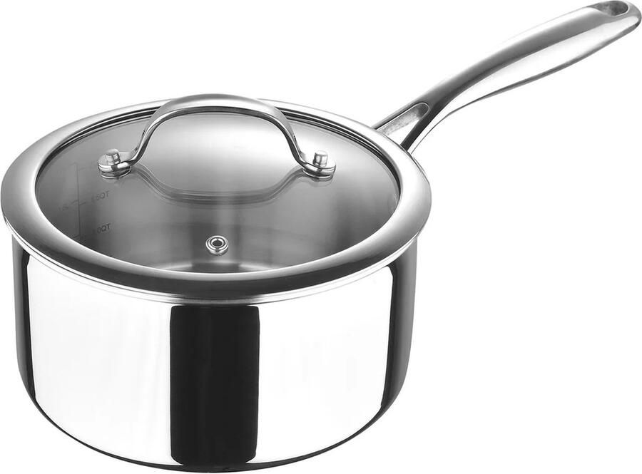 Masterpro Argent 3 Steelpan 18cm Met Deksel