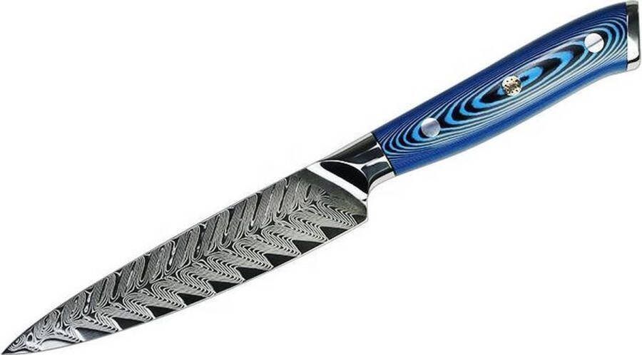 Mastersøn Damascus Schilmes Japans Mes Utility 13 CM