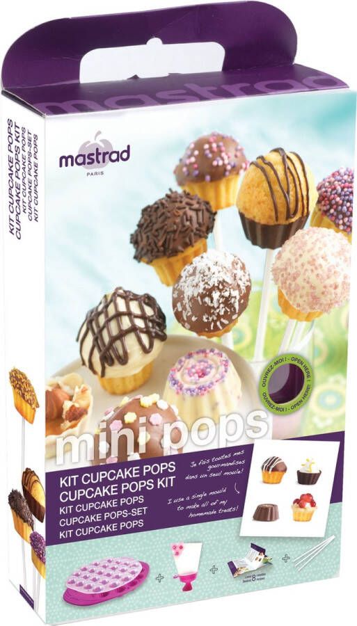 Mastrad Giftset Cupcake Pop Molds