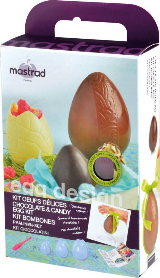 Mastrad Chocolade Mal Set voor Chocolade Eieren