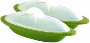 Mastrad Minute Cooker stoomkoker mini groen set van 2