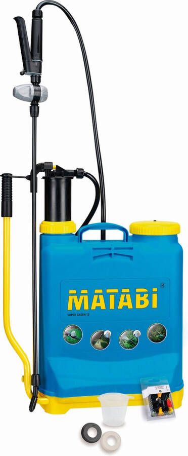 Matabi PRO rugspuit 12 liter Super Green 12 drukspuit