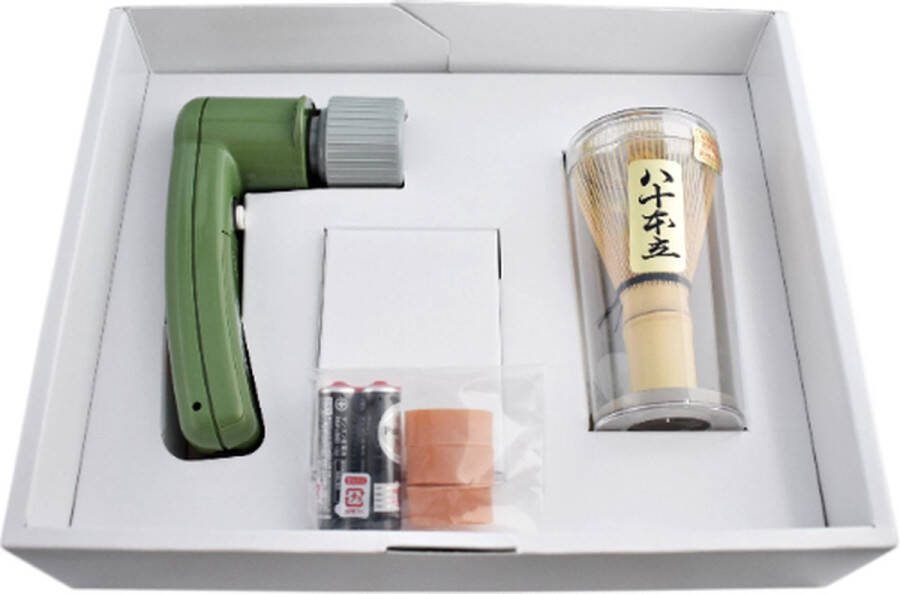 MataMatcha The Electric Bamboe Whisk Professionele Elektrische Matcha klopper Matcha in 10sec