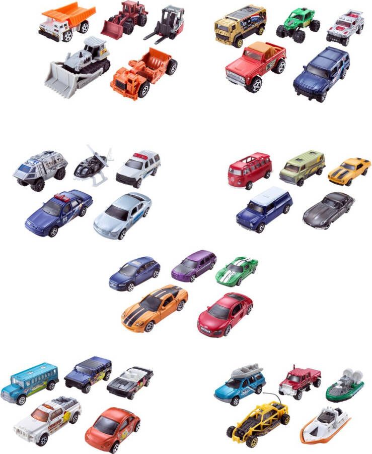 Matchbox Set met 5 auto's Raceauto's speelgoedauto