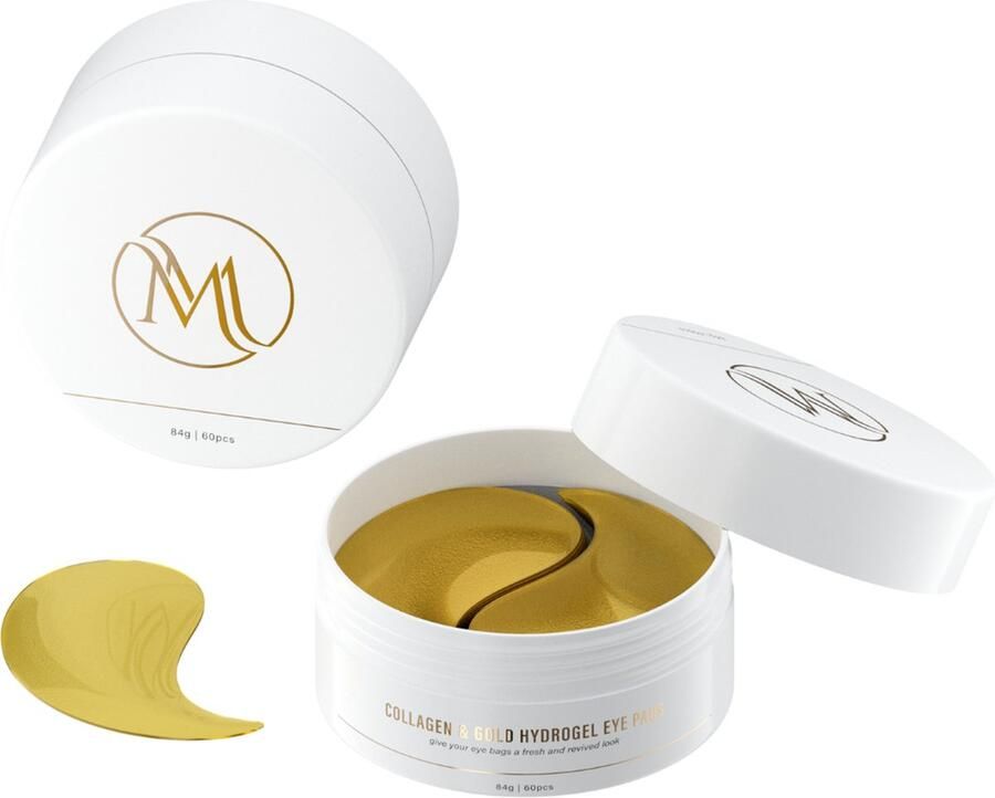 Mateomatas Collageen oogmasker 60 STUKS wallen en donkere kringen oog pads eye pads gezichtsmaskers verzorging eye patches