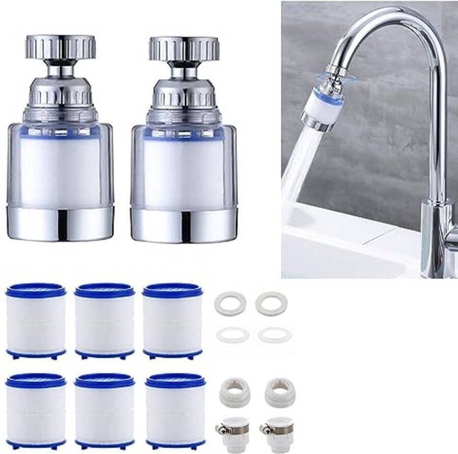 Materiaal Waterfilter Kraan Keukenkraan Filter 2 Stuks