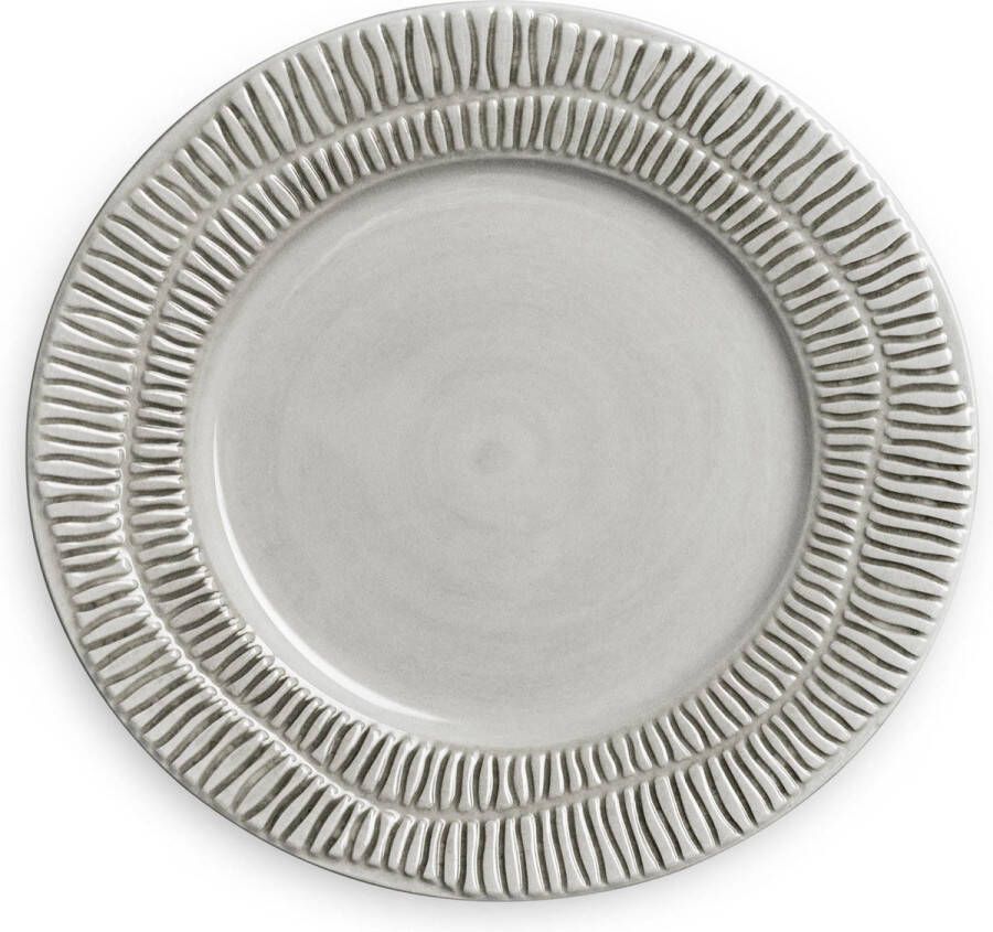 Mateus Collection Ontbijtbord Stripes 20cm grey Kleine borden