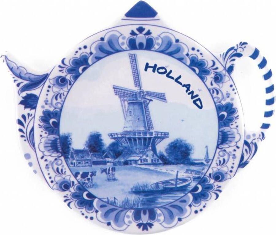 Matix Theezakjeshouder Delfts Blauw Holland Souvenir