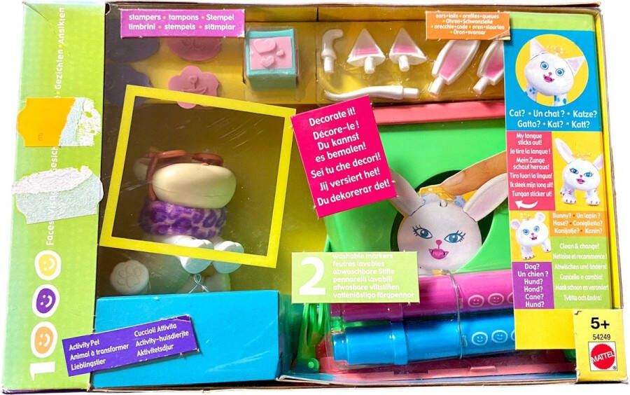 Mattel Activity huisdiertje Jij versiert het herbruikbaar