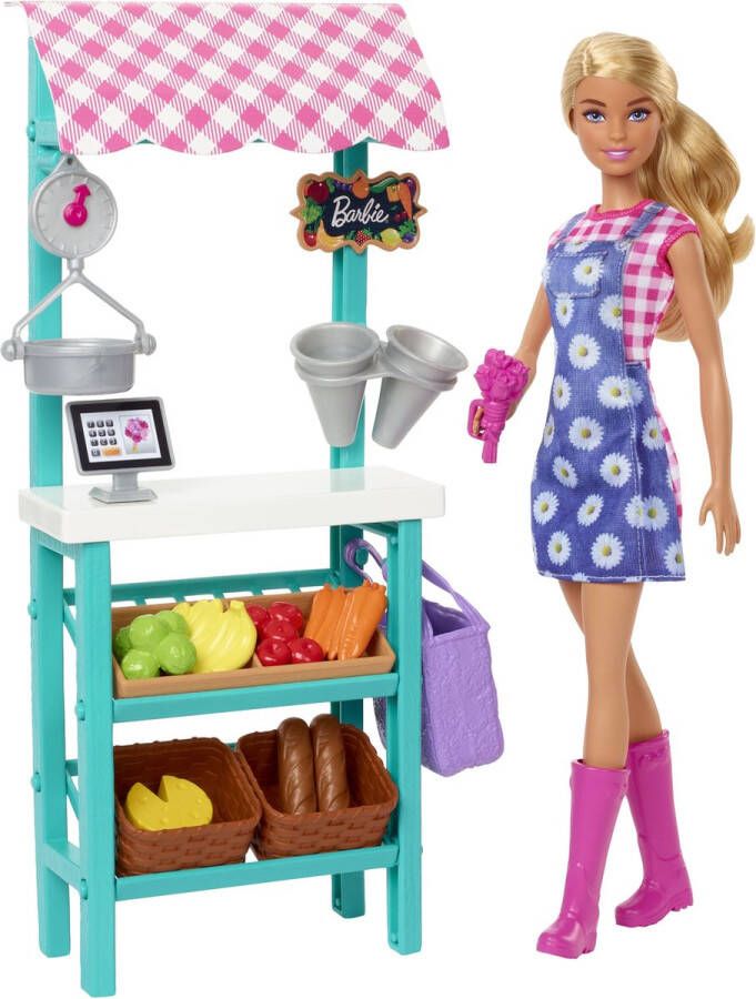 Mattel Barbie Boerenmarkt Speelfigurenset