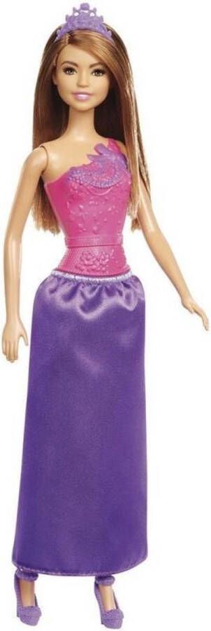 Mattel Barbie GGJ95 Princess doll Prinses met bruin haar pop 32cm