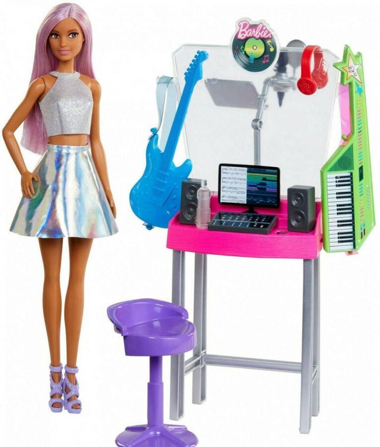 Mattel Barbie: You Can be Anything Music and Recording Studio Playset (GJL67)