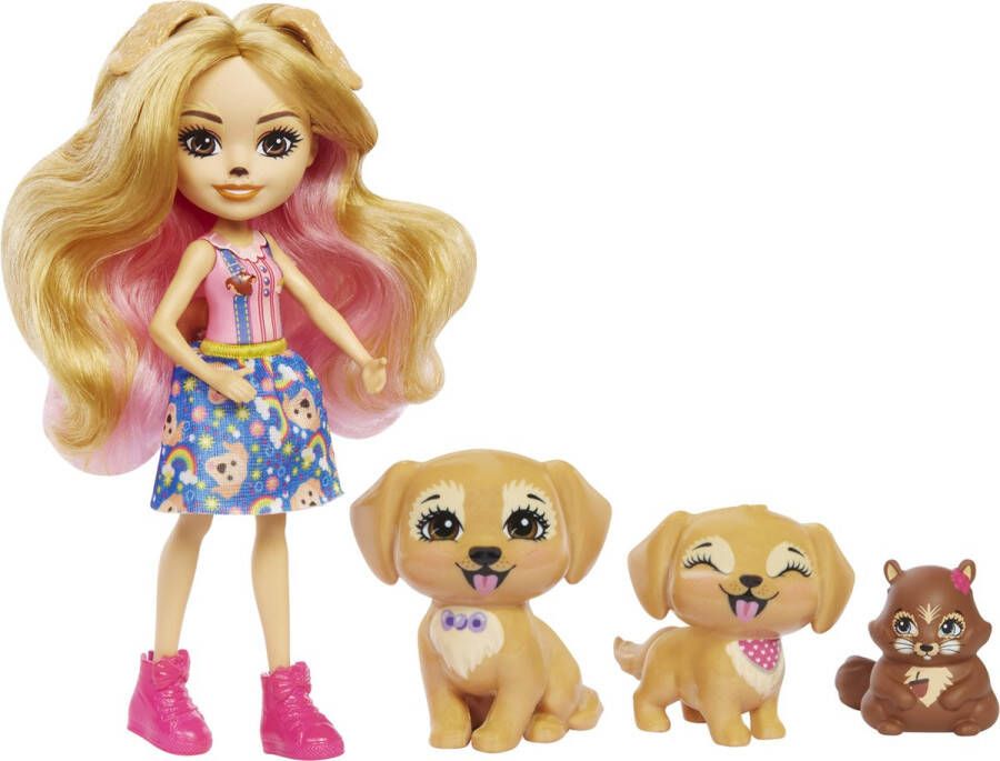 Mattel Enchantimals City Tails Gerika Golden Retriever Pop