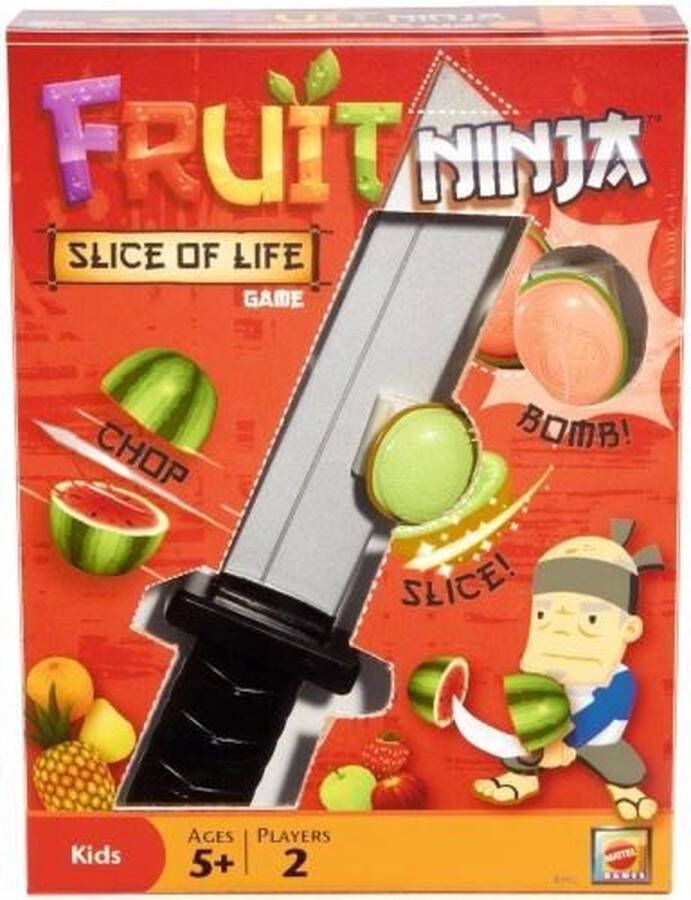 Mattel Games Fruit Ninja snij en win Spel