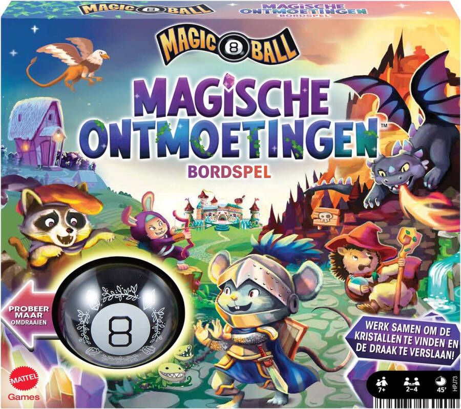 Mattel Games Magic 8 Ball Magische Ontmoetingen Familie bordspel