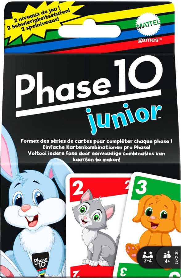 Mattel Games Phase 10 Junior Kaartspel
