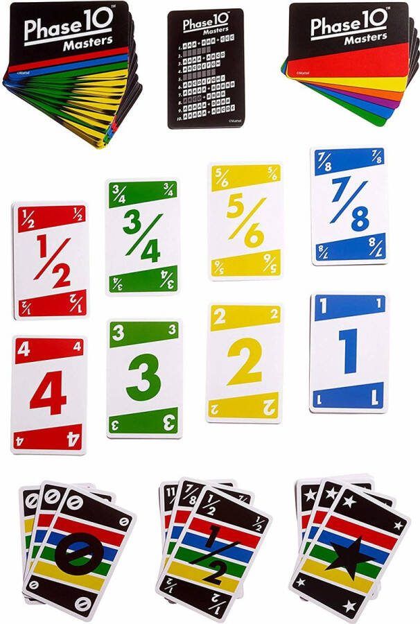 Mattel Games Phase 10 Masters