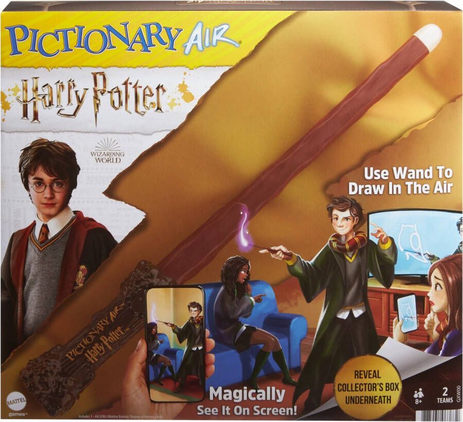 Mattel Games Pictionary Air Harry Potter Bordspel tekenspel Nederlands