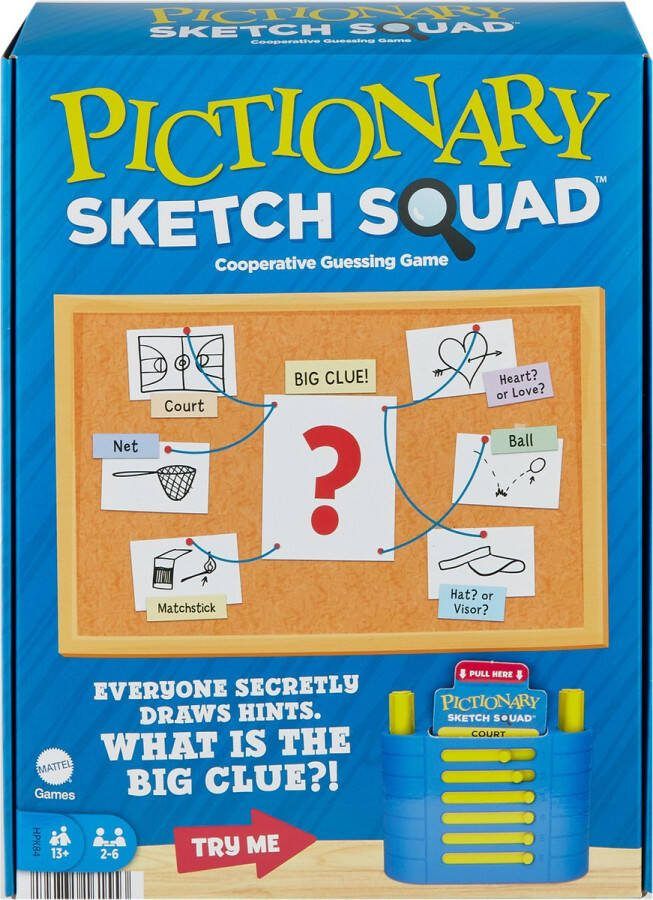 Mattel Games Pictionary Sketch Squad Bordspel