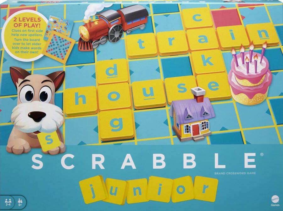 Mattel Games Scrabble Junior Kinderspel Nederlandstalig