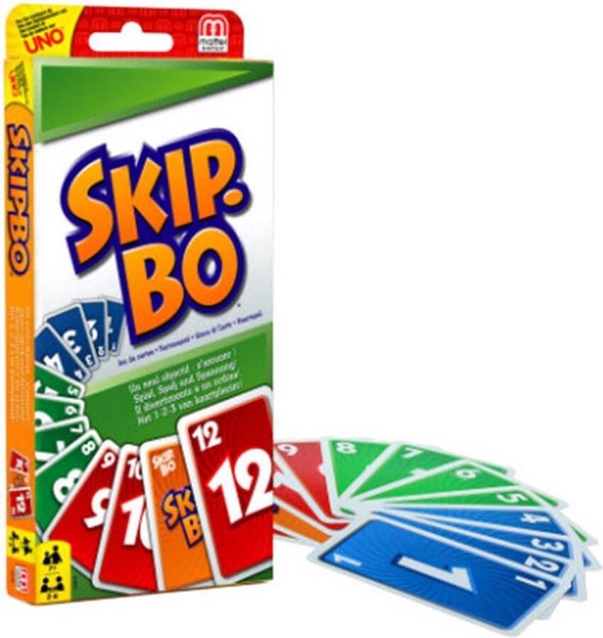 Mattel Games Skip-Bo en Uno -spellenbundel