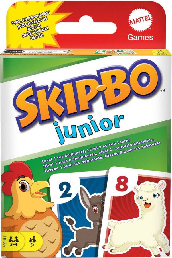 Mattel Games Skip-Bo Junior Kaartspel Kinderspel