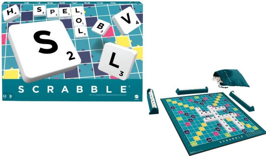 Mattel Games Spel Scrabble Bordspel Original Woordbordspel Mattel