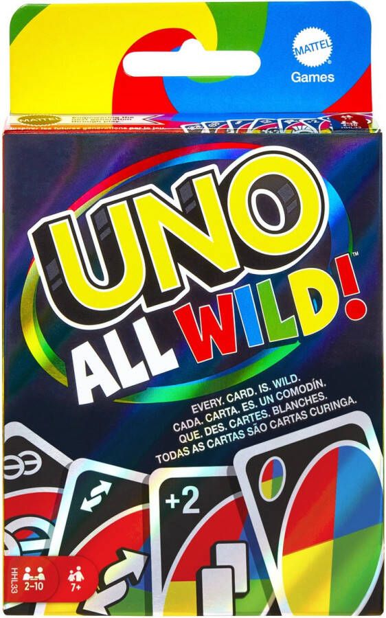 Mattel UNO All Wild Kaartspel Kinderspel