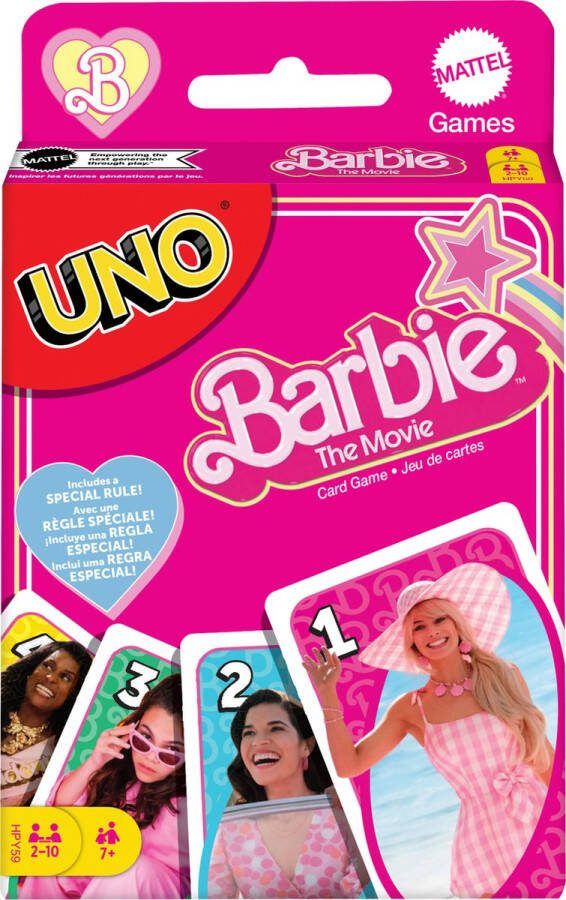 Mattel Games UNO Barbie The Movie Kaartspel