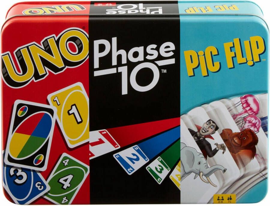 Mattel Games UNO Bundle Collector Bewaarblik Kaartspel