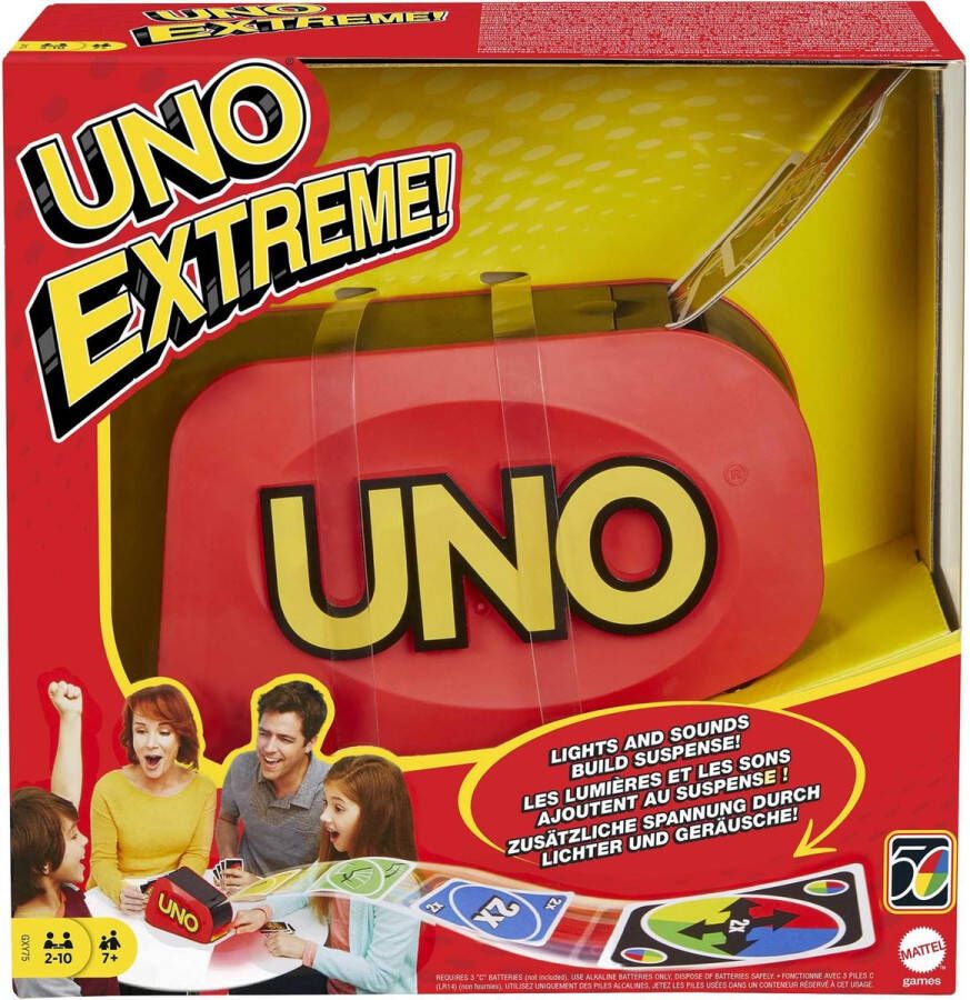 Mattel Games UNO Extreme vernieuwde versie Kaartspel