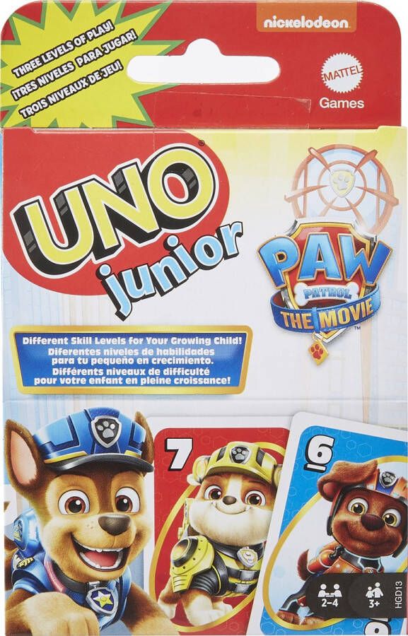 Mattel Games UNO Junior Paw Patrol Kaartspel Kinderspel