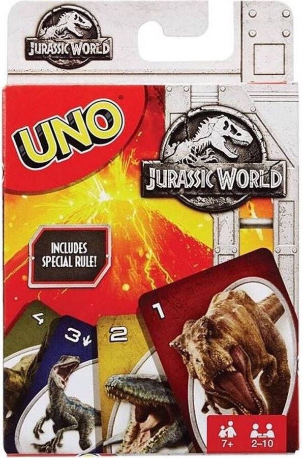 Mattel Games UNO Jurassic World 3 Kaartspel