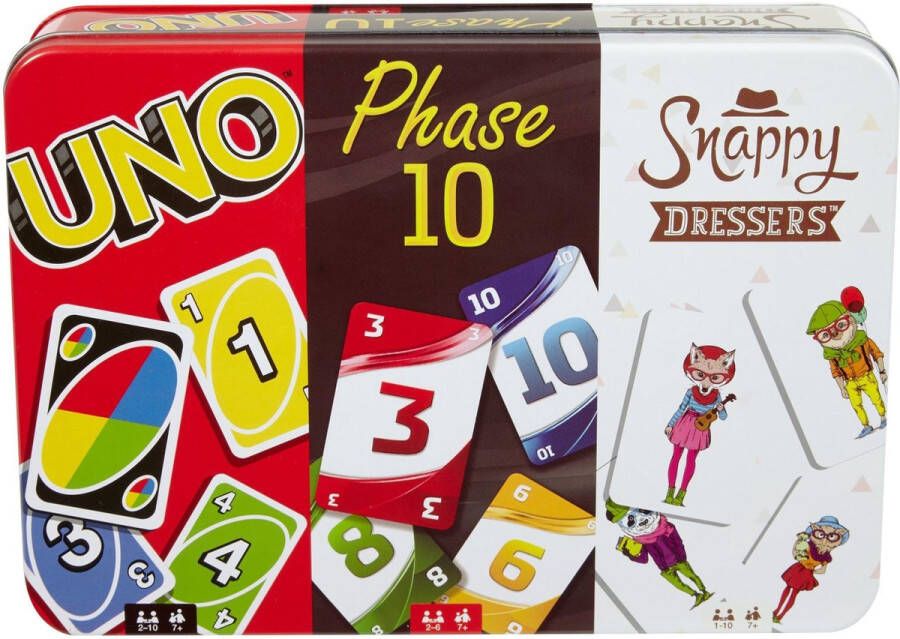 Mattel Games Uno Phase 10 en Snappy Dressers Bundel