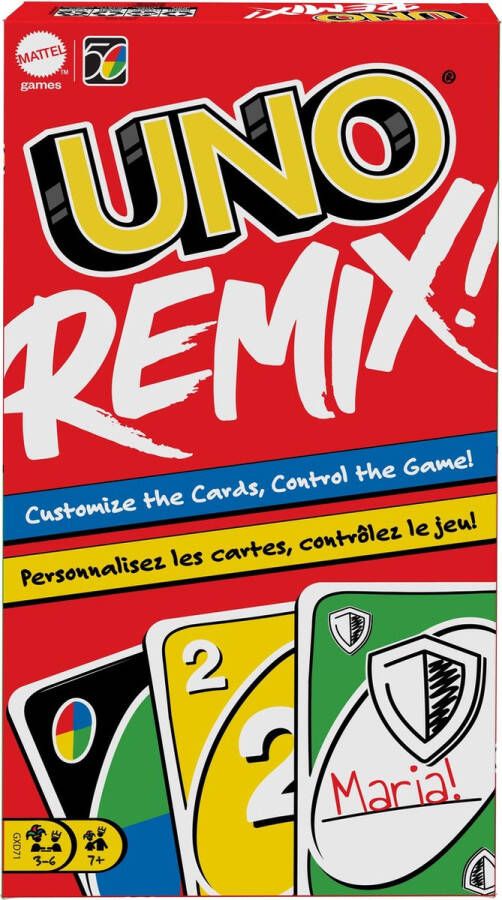 Mattel Games UNO Remix Kaartspel