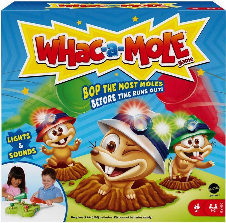 Mattel Games Whac-a-Mole Arcadespel