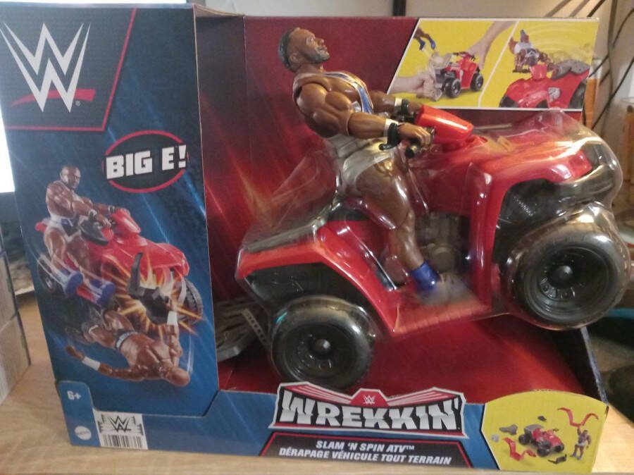 Mattel WWE Wrekkin' Slam N Spin ATV vehicle