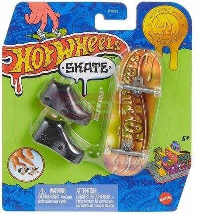 Mattel Hotwheels skate GOLD vingerskateboard